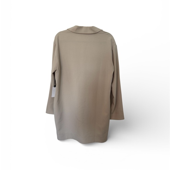 NWT Astr Tan Collar Long Sleeve Shift Dress Size M - Picture 4 of 9